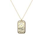 collier-carte-de-tarot-lune-or