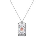 Collier-Carte-de-Tarot-Soleil-argent